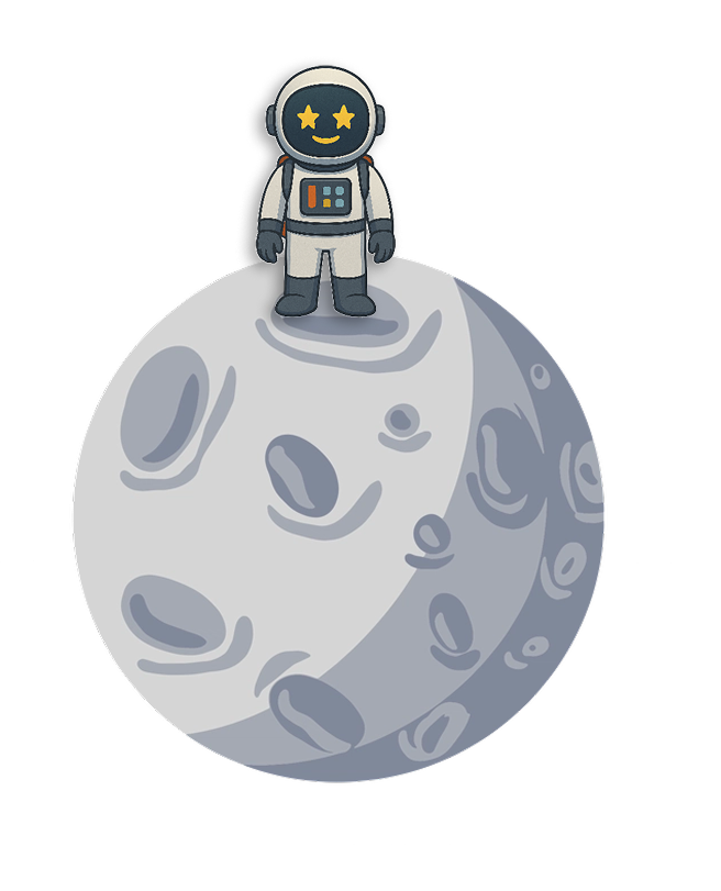 Astronauta na Lua